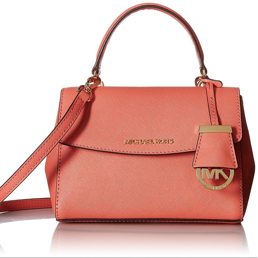 Michael Kors Ava Saffiano Crossbody Purse